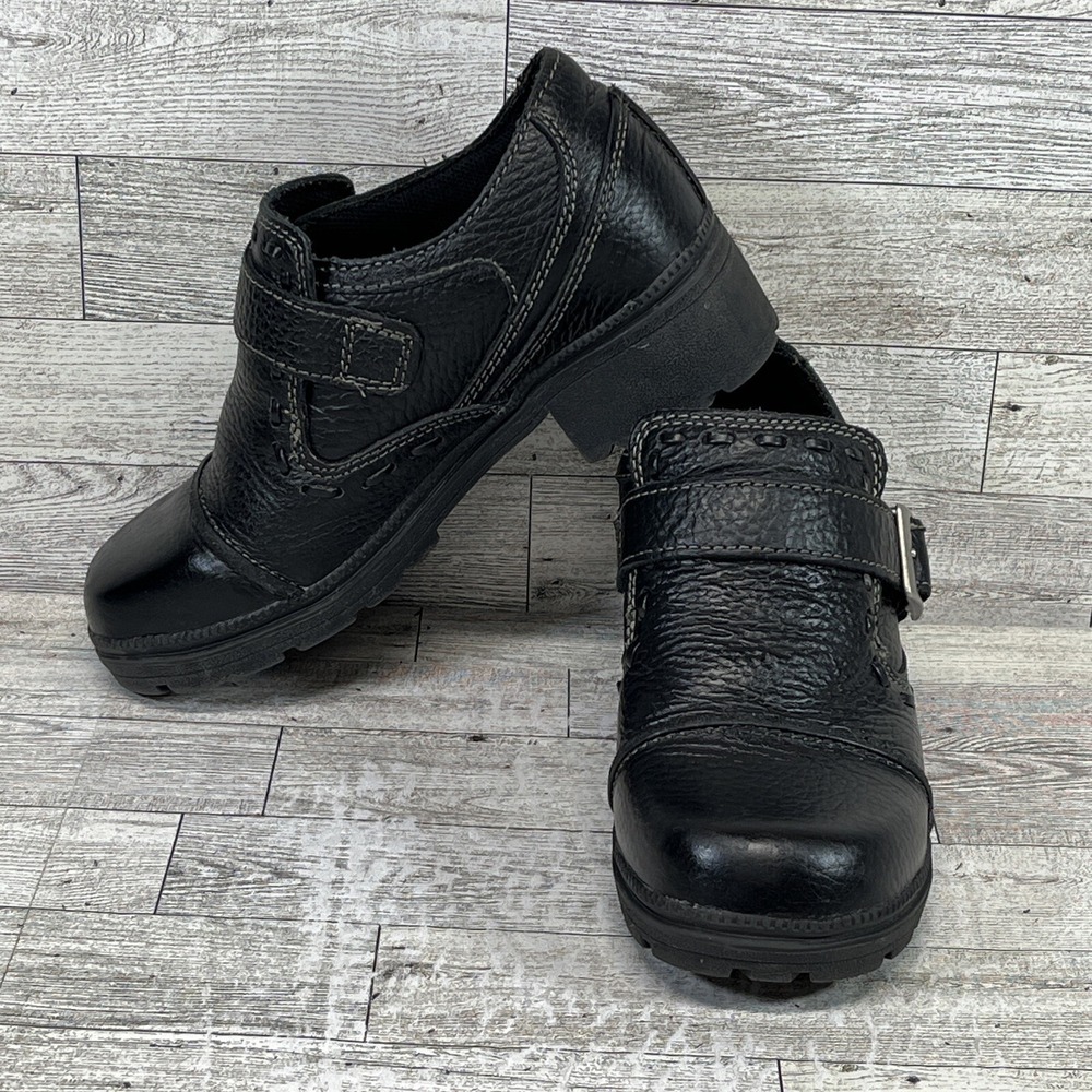 Milwaukee‎ Motorcycle Clothing Co. MVB-238 Black Leather Shoes Women Size 7